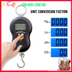 Cân Điện Tử Mini 50kg Xách Tay Hình Mặt Cười - Thiết Kế Dễ Thương, Chính Xác Dùng Để Cân Thực Phẩm, Tiện Lợi Cho Mua Sắm