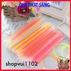 Que Thắp Sáng Đổi Màu - Bộ 100 Que Dạ Quang 20cm Cho Tiệc Sinh Nhật, Sự Kiện Ngoài Trời, Nhiều Màu Sắc Sáng Rực Rỡ