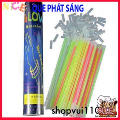 Que Thắp Sáng Đổi Màu - Bộ 100 Que Dạ Quang 20cm Cho Tiệc Sinh Nhật, Sự Kiện Ngoài Trời, Nhiều Màu Sắc Sáng Rực Rỡ