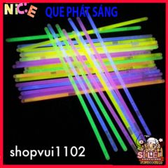Que Thắp Sáng Đổi Màu - Bộ 100 Que Dạ Quang 20cm Cho Tiệc Sinh Nhật, Sự Kiện Ngoài Trời, Nhiều Màu Sắc Sáng Rực Rỡ