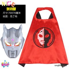 Bộ Trang Phục Siêu Anh Hùng Dành Cho Trẻ Em - Áo Choàng và Mặt Nạ Halloween Phong Cách Marvel - Quà Tặng Tiệc Hóa Trang