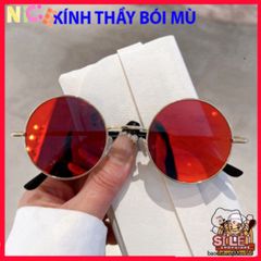 Kính Mát Gọng Nhỏ Tròn Nam Nữ Thời Trang - Kính Mát Đi Biển, Chống UV, Phong Cách Hiện Đại