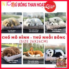 Thú Nhồi Bông Chó Orgo New - Lõi Than Hoạt Tính Khử Mùi và Lọc Không Khí, Trang Trí Xe Hơi và Nhà Cửa, Quà Tặng Dễ Thương