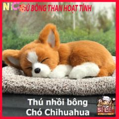 Thú Nhồi Bông Chó Orgo New - Lõi Than Hoạt Tính Khử Mùi và Lọc Không Khí, Trang Trí Xe Hơi và Nhà Cửa, Quà Tặng Dễ Thương