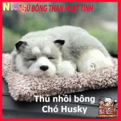 Thú Nhồi Bông Chó Orgo New - Lõi Than Hoạt Tính Khử Mùi và Lọc Không Khí, Trang Trí Xe Hơi và Nhà Cửa, Quà Tặng Dễ Thương