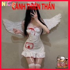Cánh Thiên Thần Cosplay Dễ Thương cho Halloween & Giáng Sinh - Phụ Kiện Tiệc Lễ Hội Độc Đáo và Sáng Tạo