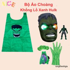 Áo Choàng Siêu Nhân Hulk Dành Cho Trẻ Em - Bộ Đồ Chơi Hóa Trang Avenger, Gợi Cảm Hứng Phiêu Lưu và Sáng Tạo