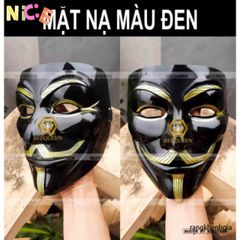 Bộ Đôi Mặt Nạ Thằng Hề Vàng & Trắng - Phong Cách Cá Tính Hacker Anonymous Cho Tiệc Hóa Trang Và Lễ Hội