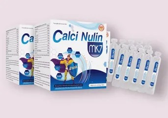 Viên uống Calci Nulin MK7 - Hỗ trợ xương răng chắc khỏe, bổ sung Vitamin D3, K2, Canxi cho trẻ em và người lớn - Hộp 20 viên