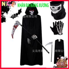 Khẩu Trang Đầu Lâu Xương & Khăn Đa Năng 50cm - Thời Trang Cool Cho Chuyến Đi Ngoài Trời & Bảo Vệ Sức Khỏe