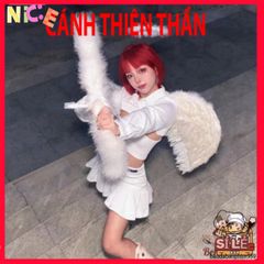 Bộ Cánh Lông Vũ Dễ Thương Cho Trẻ Em - Thiết Kế An Toàn, Độc Đáo, Phù Hợp Bữa Tiệc Hóa Trang, Giáng Sinh, Nhiều Màu Sắc Lựa Chọn