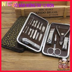 Bộ Dụng Cụ Chăm Sóc Móng 12 Món Chuyên Nghiệp - Tiện Ích Tại Nhà, Cắt Móng Tay & Chân Đẹp Tự Tin