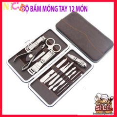 Bộ Dụng Cụ Chăm Sóc Móng 12 Món Chuyên Nghiệp - Tiện Ích Tại Nhà, Cắt Móng Tay & Chân Đẹp Tự Tin