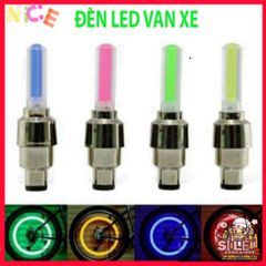 Đèn Led Phát Sáng Gắn Van Xe Đạp/Xe Máy - Tiết Kiệm Năng Lượng, Chống Nước, Tạo Điểm Nhấn Đặc Biệt Cho Chiếc Xe Của Bạn
