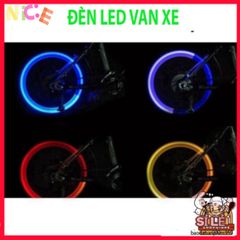 Đèn Led Phát Sáng Gắn Van Xe Đạp/Xe Máy - Tiết Kiệm Năng Lượng, Chống Nước, Tạo Điểm Nhấn Đặc Biệt Cho Chiếc Xe Của Bạn