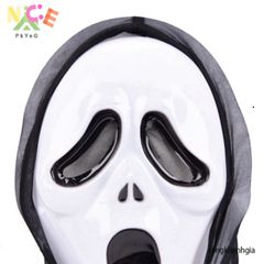 Mặt Nạ Halloween Kinh Dị Pkyeg Scream - Phụ Kiện Hóa Trang Unisex Cho Tiệc Ma Quái - Độc Đáo và Nổi Bật Cho Dịp Lễ Hội