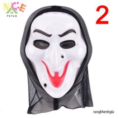 Mặt Nạ Halloween Kinh Dị Pkyeg Scream - Phụ Kiện Hóa Trang Unisex Cho Tiệc Ma Quái - Độc Đáo và Nổi Bật Cho Dịp Lễ Hội