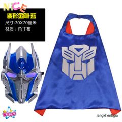 Bộ Áo Choàng và Mặt Nạ Spiderman Cotton Siêu Nhân - Quà Tặng Độc Đáo Cho Bé Trai, Bé Gái - Thế Giới Siêu Anh Hùng Marvel