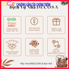 Chuông báo thông minh DECOSA - Cảm biến chống trộm an ninh cho cửa ra vào, âm thanh cảnh báo mạnh mẽ 90 dB, dễ dàng lắp đặt