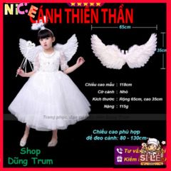 Bộ Cánh Thiên Thần Lông Vũ Trắng Dành Cho Bé - Phụ Kiện Hóa Trang Nghệ Thuật Cho Bé Yêu - Khám Phá Thế Giới Thần Tiên