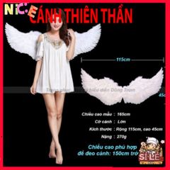 Bộ Cánh Thiên Thần Lông Vũ Trắng Dành Cho Bé - Phụ Kiện Hóa Trang Nghệ Thuật Cho Bé Yêu - Khám Phá Thế Giới Thần Tiên