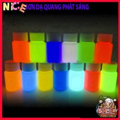 Sơn Dạ Quang 20ml 7 Màu Sắc - Phát Sáng Nổi Bật Cho Nghệ Thuật & Trang Trí - An Toàn, Dễ Dàng Sử Dụng