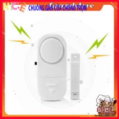 Chuông Báo Động Không Dây Gắn Cửa - Cảm Biến Âm Thanh Lớn 90dB, Dễ Lắp Đặt, Có Công Tắc Nguồn và Pin Tích Hợp