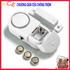 Bộ 2 Chuông Chống Trộm Không Dây - Thiết Bị An Ninh Cửa Bảo Vệ Tài Sản 24/7 với Âm Thanh Báo Động Mạnh Mẽ