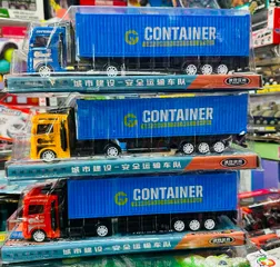 Đồ Chơi Xe Ô Tô Tải Container Chạy Bằng Đà 668 - Phát Triển Tư Duy Sáng Tạo Cho Trẻ Em, Màu Sắc Nổi Bật, Chất Liệu Lành Tính