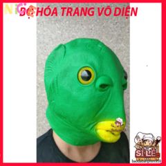 Mặt Nạ Silicon Ếch Xanh Ngộ Nghĩnh - Phụ Kiện Cosplay Dễ Thương Cho Bữa Tiệc Halloween, Giáng Sinh và Lễ Hội
