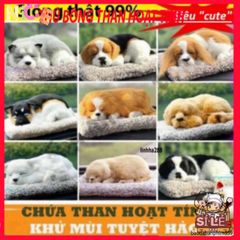 Thú Bông Khử Mùi Than Hoạt Tính - Chó, Mèo, Sói, Gấu Dễ Thương, Trang Trí Ô Tô và Lọc Không Khí Hiệu Quả