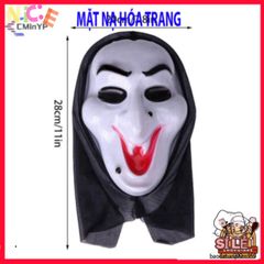 Mặt Nạ Halloween Ma Nữ Độc Đáo - Phụ Kiện Cosplay Kinh Dị, Lễ Hội Hóa Trang Thú Vị, Tạo Dáng Bí Ẩn