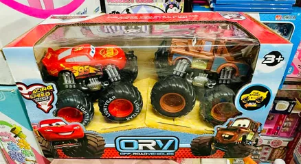 Đồ Chơi Xe Ô Tô McQueen Địa Hình - Set 2 Chiếc Chạy Bánh Đà 6704 Chọn Mẫu Ngẫu Nhiên Cho Trẻ Em Từ 3 Tuổi