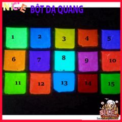 Bột Dạ Quang Đa Màu 10g - Trang Trí Sa Bàn, Tiểu Cảnh và Dự Án DIY Sáng Tạo - Phát Sáng Lung Linh Trong Bóng Tối