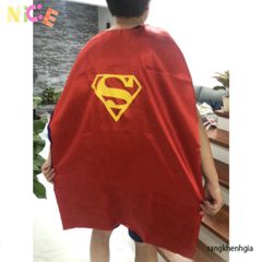 Áo choàng Siêu Nhân cho Bé - Phụ Kiện Hóa Trang Vui Nhộn Kèm Mặt Nạ An Toàn và Thoải Mái cho Trẻ Em