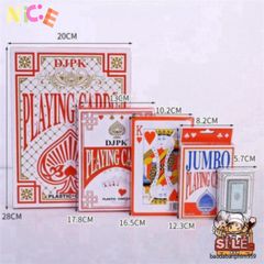 Bộ Bài Tây Poker Khổng Lồ A4 - Bài Siêu To Kích Thước Lớn Dành Cho Tiệc Tùng & Trình Diễn Sân Khấu