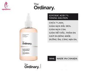 Nước Cân Bằng The Ordinary Glycolic Acid 7% - Giải Pháp Chăm Sóc Da Mặt Hiệu Quả, Làm Sáng Da và Cân Bằng Độ Ẩm