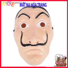 Mặt Nạ Halloween Salvador Dali - Phụ Kiện Hóa Trang Đỉnh Cao từ Money Heist - An Toàn và Thân Thiện với Môi Trường