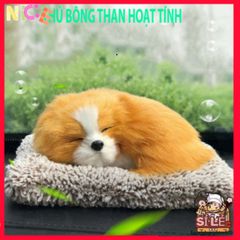 Bông Chó Ngộ Nghĩnh 20-28cm - Đồ Chơi Khử Mùi Xe Hơi Có Than Hoạt Tính, Trang Trí Dễ Thương Cho Gia Đình