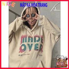 Mặt Nạ Halloween Hình Đầu Cá Xanh - Phụ Kiện Hóa Trang Cosplay Độc Đáo, Silicone An Toàn Cho Bữa Tiệc và Sự Kiện Nhập Vai