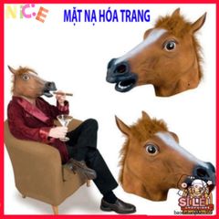 Mặt Nạ Halloween Hình Đầu Cá Xanh - Phụ Kiện Hóa Trang Cosplay Độc Đáo, Silicone An Toàn Cho Bữa Tiệc và Sự Kiện Nhập Vai