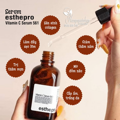 Serum Dưỡng Trắng Da Esthepro Vitamin C 561 100ml - Giải Pháp Làm Sáng Da, Mờ Thâm, Phù Hợp Mọi Loại Da Hàn Quốc Chính Hãng