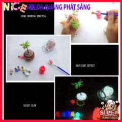 Sơn Dạ Quang 20ml - Sơn An Toàn Cho Body Painting, DIY Sự Kiện, Phát Sáng Trong Bóng Tối - Sáng Tạo Nghệ Thuật Cá Nhân