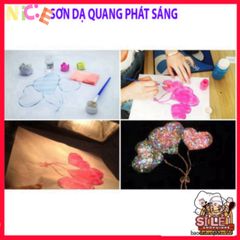 Sơn Dạ Quang 20ml - Sơn An Toàn Cho Body Painting, DIY Sự Kiện, Phát Sáng Trong Bóng Tối - Sáng Tạo Nghệ Thuật Cá Nhân