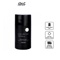 Lăn Khử Mùi Armaf Club De Nuit Intense Man 75g - Mùi Hương Nam Tính Khô Thoáng, Quyến Rũ - Quà Tặng Ý Nghĩa Cho Phái Mạnh