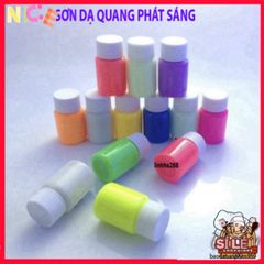 Sơn Dạ Quang 20ML 7 Màu Phát Sáng - Màu Vẽ An Toàn, Độc Đáo Cho Nghệ Thuật và Trang Trí, Phù Hợp Halloween