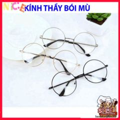 Kính Mắt Tròn Nobita Độc Đáo - Phong Cách Thầy Bói Mù D26 Dễ Thương, Chống Nắng, Thời Trang Cho Nam Nữ