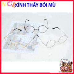 Kính Mắt Tròn Nobita Độc Đáo - Phong Cách Thầy Bói Mù D26 Dễ Thương, Chống Nắng, Thời Trang Cho Nam Nữ