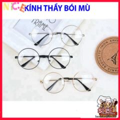 Kính Mắt Tròn Nobita Độc Đáo - Phong Cách Thầy Bói Mù D26 Dễ Thương, Chống Nắng, Thời Trang Cho Nam Nữ