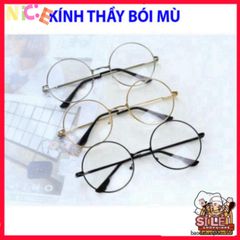 Kính Mắt Tròn Nobita Độc Đáo - Phong Cách Thầy Bói Mù D26 Dễ Thương, Chống Nắng, Thời Trang Cho Nam Nữ